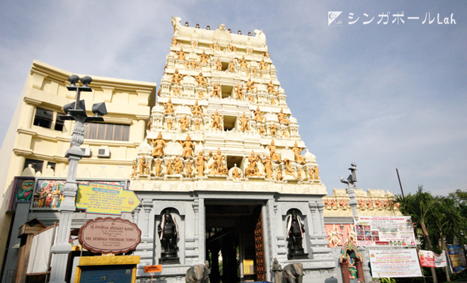 ガネーシャを祭ったSri Senpaga Vinayagar Temple（スリ センパガ ヴィナヤガー寺院）